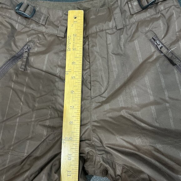 Columbia Omni Shield Snow Pants Kids Youth 10/12 Brown Ski Snowboard Waterproof - Picture 10 of 11